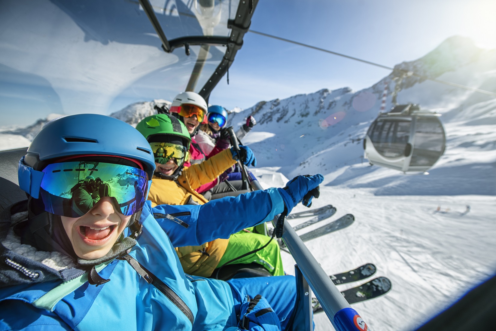 ski lift French Alps